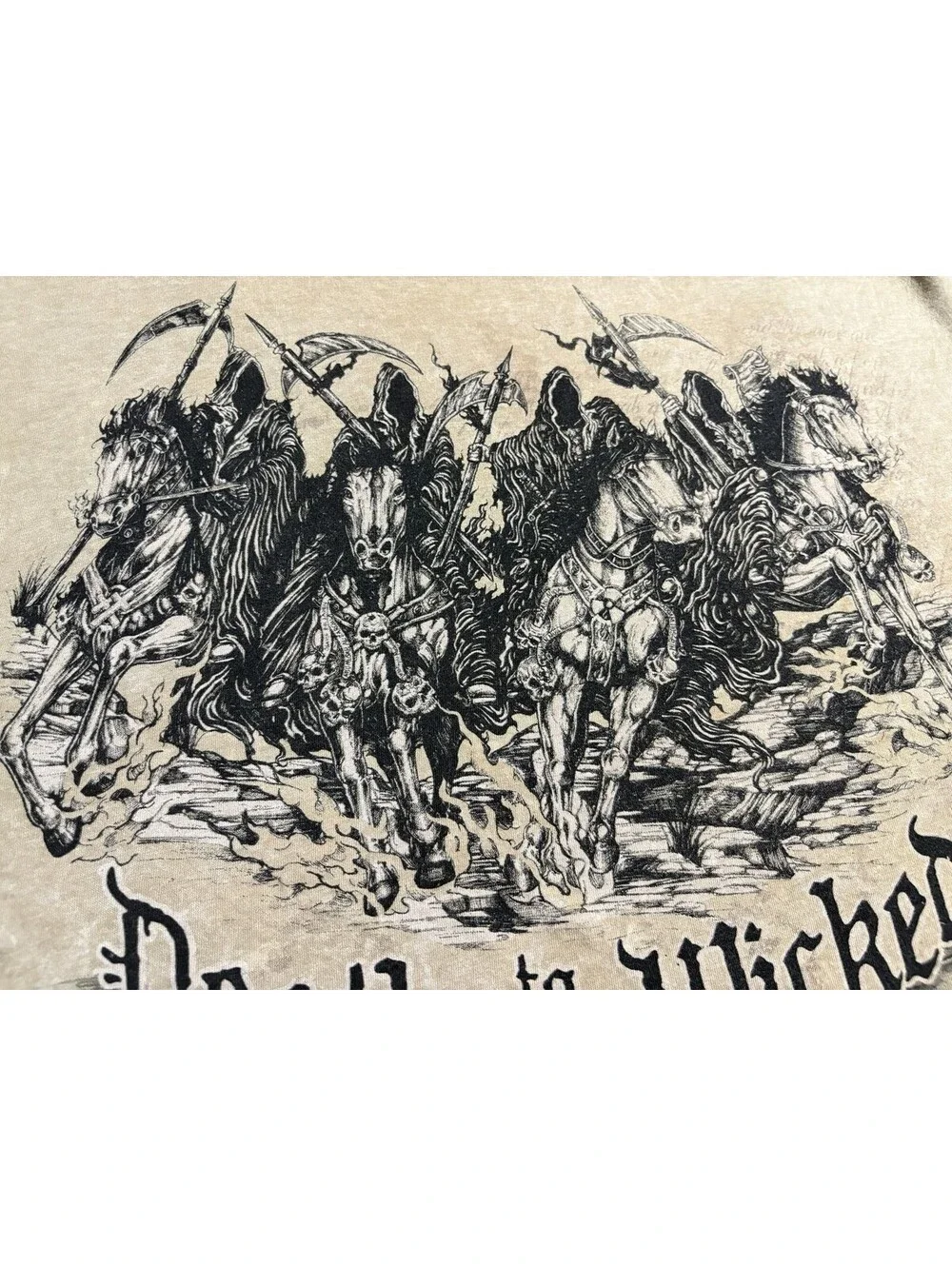 Death To The Wicked AOP Apprime Courage Above All Men’s 1XL Made in USA